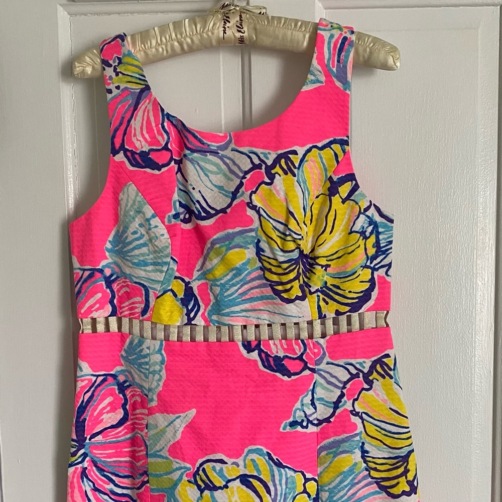 Lilly Pulitzer pink cocktail dress